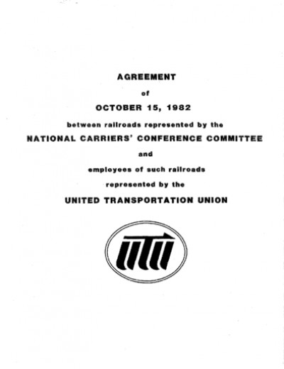 1982 NATIONAL AGREEMENT