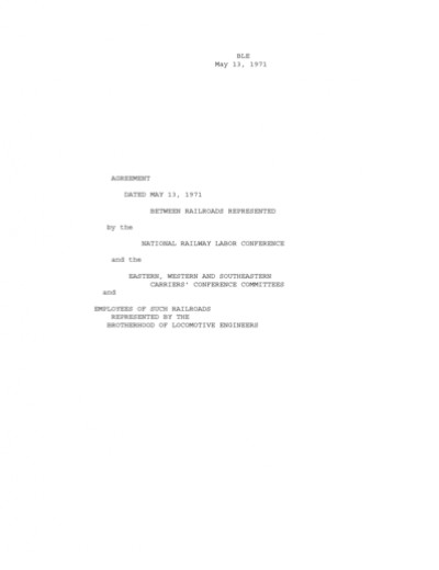 1971 NATIONAL AGREEMENT-BLE