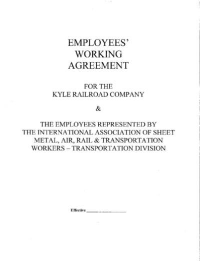 2018  KYLE RAILROAD AGREEMENT