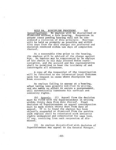 Rule 84: Discipline Procedure (Abrogated 11/29/2021)