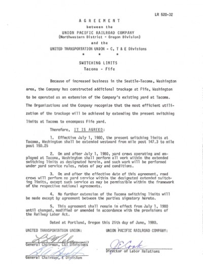 SEATTLE LIMITS- TACOMA- FIFE